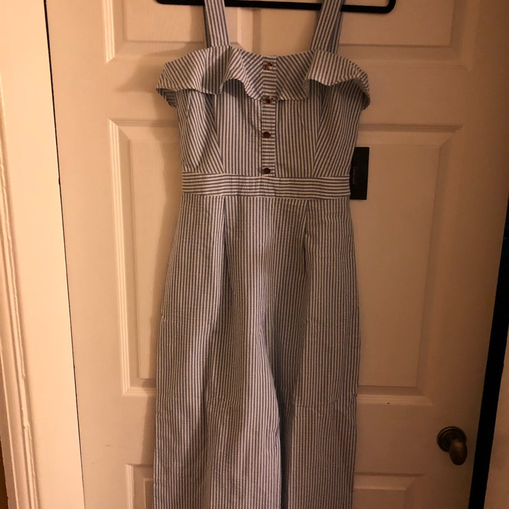 Zara women’s jumpsuit size M w/ ruffles